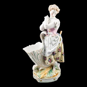 Antike Porzellanfigur im Vion & Baury Stil - Bild 1 von 11