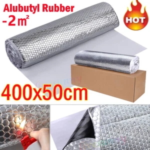 Alubutyl Matte Dämmmatte Selbstklebend 50x400cm Anti-Dröhn Fahrzeugdämmung 2mm N - Bild 1 von 19