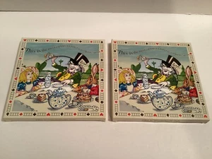 NEW OLD STOCK:  (2 pc set)  2009 PAUL CARDEW "ALICE IN WONDERLAND"  6" TRIVETS - Picture 1 of 5