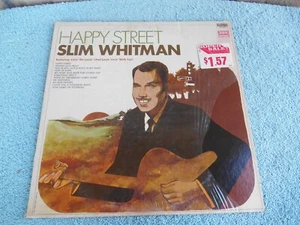 SLIM WHITMAN HAPPY STREET VINYL RECORD ALBUM LP-12411 STEREO IMPERIAL - Picture 1 of 16