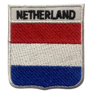 Escudo de los Países Bajos Bandera País Nombre Insignia Hierro en coser en Parche Bordado - Imagen 1 de 4