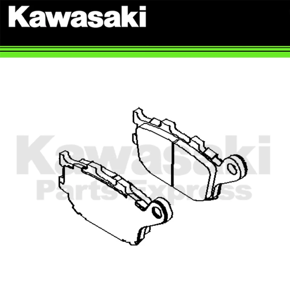 全新 2015 - 2018 正品 川崎 VULCAN S 650 后刹车片套装 43082-0155 — 第 1/1 张图片