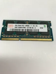 Original For Hynix 2GB PC3-8500S DDR3-1066Mhz 204pin Laptop Memory Ram - Picture 1 of 2