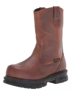 Wolverine Stivali Uomo Hellcat 10" Cm Wellington 10, Tabacco Taglia 12 D3 - Foto 1 di 9