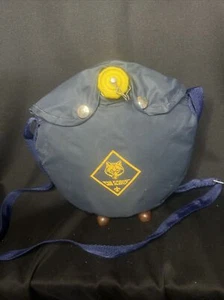 Vintage offizielle Jungpfadfinder Kantine blau Pfadfinder Camping Ausrüstung Wasserflasche - Bild 1 von 4