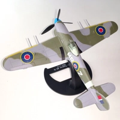 1:72 British Hawker Typhoon Fighter Aircraft Model Diecast Military Collection - Image 1 of 4
