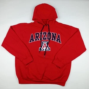 Arizona Wildcats Hoodie Sweatshirt Sweater NCAA Men's Size Medium Pullover Red - Picture 1 of 9