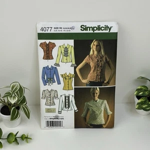 Blouse Size 14-22 Pattern 4077 Vintage Y2K CUT 22 - Picture 1 of 2