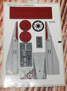 Lego Aufkleber Set für 75039 V-Wing Starfighter von 2014 - Bild 1 von 4