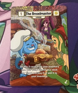 Neopets Battledome TCG The Breadmaster Full Art Foil OBL Promo #2 Neopets Card - Picture 1 of 2