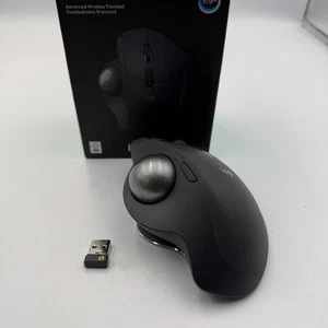 Logitech MX Ergo S Advanced Wireless Trackball Mouse w/ dongle - Picture 1 of 5