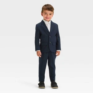 Toddler Boys' Blazer & Pants Suit Set - Cat & Jack Navy - Picture 1 of 4