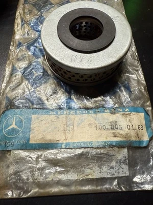 Оригинальный масляный фильтр гидравлической подвески Mercedes новый из старых запасов 600 W100 1008050169 H74 - Изображение 1 из 4