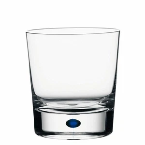 Orrefors Crystal Intermezzo Blue Double Old Fashioned - Picture 1 of 5