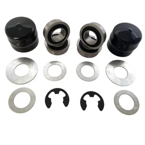 4PCS Lawn Mower Front Wheel Bushing to Bearing Conversion Kit Replaces Craftsman - Picture 1 of 12