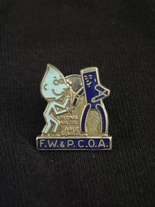F.W. & P.C.O.A. Sammler Anstecknadel Florida Wasser- und Verschmutzungskontrolle Betreiber - Bild 1 von 2