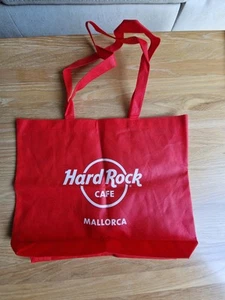 HRC Hard Rock Cafe Mallorca Red Beach Tote Bag ca 45cm x37cm new - Picture 1 of 2