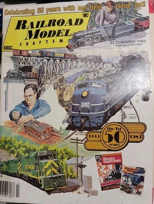 Railroad Model Craftsman Magazine March 1983 The 1st 50 Years V&O - Image 1 of 4
