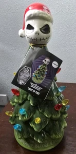 Disney Nightmare Before Christmas Babbo Natale Jack albero illuminato in ceramica - Foto 1 di 8