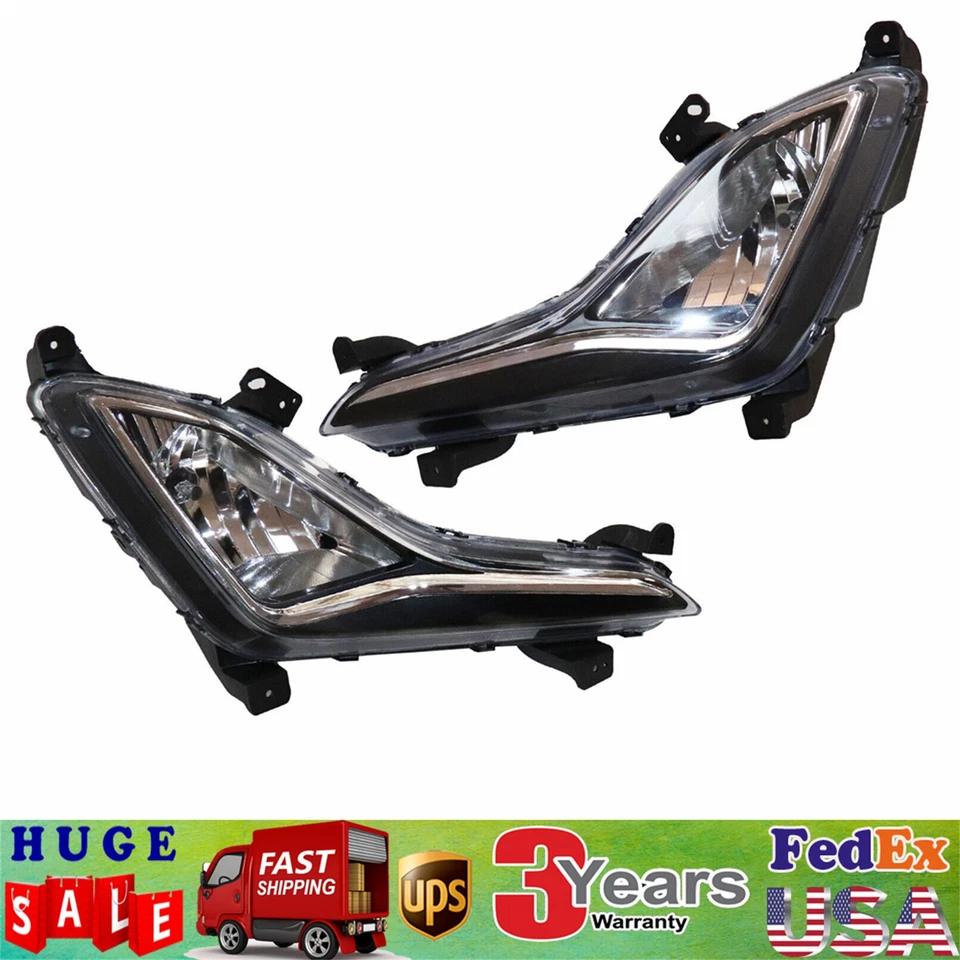 Juego de faros antiniebla para Hyundai Elantra GT 2013 2014 2015 2016 2017 izquierda y derecha Foto 1 de 4