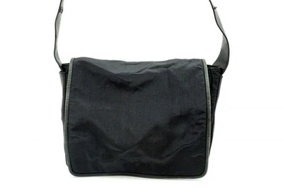 Bolso de Hombro Mensajero Loewe Liso Hombre S Unisex Cuero Nylon Negro LOEWE 4270h Foto 1 de 4