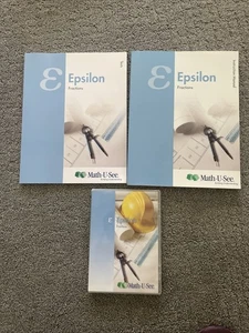 Math U See Epsilon Instruction Manual -DVD - test booklet homeschooling - Picture 1 of 7