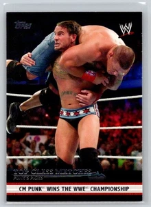 CM Punk gana el Campeonato de la WWE - 2012 Topps WWE #6 - - Imagen 1 de 2