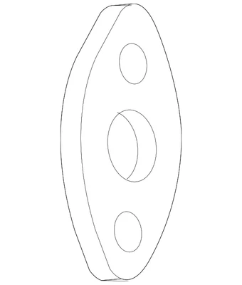 Junta de línea de retorno original Volkswagen 058-145-757-A Foto 1 de 4