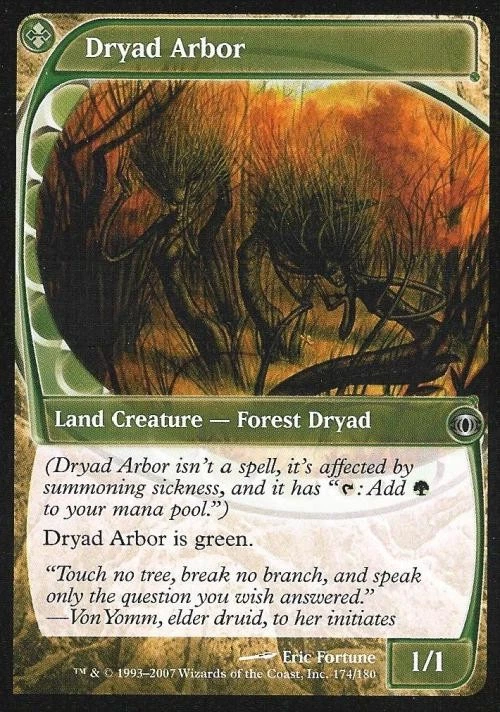 MTG English Dryad Arbor NM Foil Futuresight - Image 1 of 1