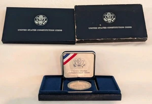 1987 US Constitution US Mint Commerative  Silver Dollar  - Picture 1 of 3