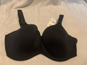 NWT Anita Women's Underwired Nursing Black Bra Size 40H - Picture 1 of 18
