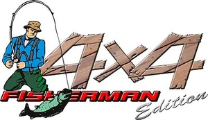 4 X 4 FISHERMAN EDITION GRAPHIC DECAL - Picture 1 of 1