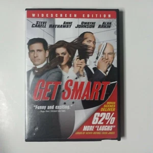 Get Smart Widescreen DVD EUC Carell Hathaway Johnson Arkin 2008 - Picture 1 of 2