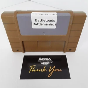 Battletoads in Battlemaniacs (Super Nintendo SNES) Cleaned & Tested - Picture 1 of 5