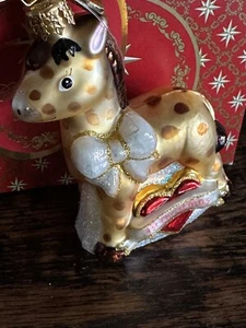 Radko I Spot My First Christmas Giraffa ornamento n. 1019731 nuovo con scatola ritirato 2018 - Foto 1 di 7