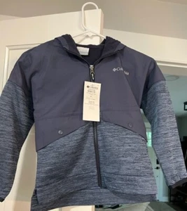 Columbia Childs Out Shield Dry Fleece Full Zip With Hood Size XS 6 6X NWT - Picture 1 of 4
