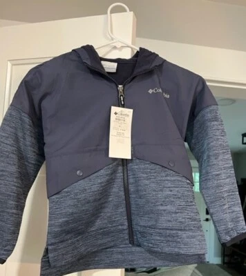 Columbia Childs Out Shield Dry Fleece Full Zip With Hood Size XS 6 6X NWT - Image 1 of 4