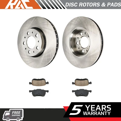 6 piezas rotores de freno de disco delanteros y pastillas de cerámica para Volvo V70 2001-2007 Foto 1 de 4