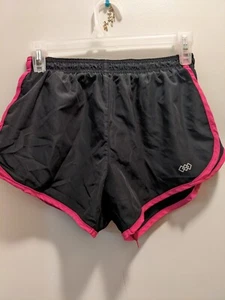 Leg3nd Women's Small Black With Pink Running Shorts - Picture 1 of 9