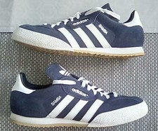 Adidas Samba Super Trainers size 9 Blue Suede