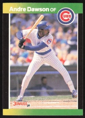 1989 Donruss Baseball's Best Andre Dawson #4 Chicago Cubs - Image 1 of 2