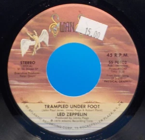 Led Zeppelin 45 Trampled Under Foot / Black Country Woman NM VG++ C7 - Picture 1 of 2