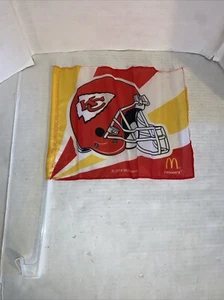 EXTREMELY RARE 2014 MCDONALDS BLITZ BOX KANSAS CITY CHIEFS "RED FRIDAY" CAR FLAG - Picture 1 of 12