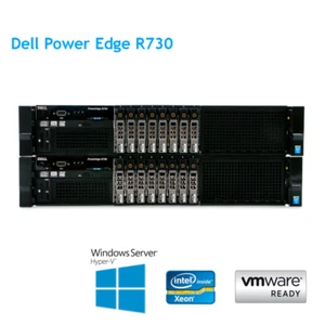 Dell PowerEdge R730 2 x E5-2650 V4 2,20GHz 12-rdzeniowy 256GB RAM H730 8 x Dell 900GB - Zdjęcie 1 z 1