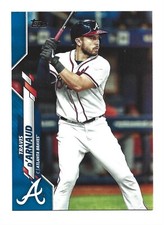 2020 Topps Walmart Blue Border /299 #436 Travis D'Arnaud Atlanta Braves Baseball