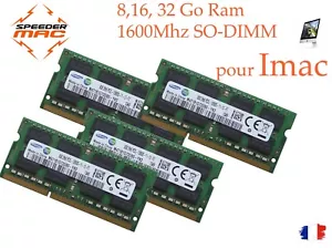  32GB 16GB ou 8GB RAM Memoire SO-DIMM 1600Mhz pour iMac 2012 2013 2014 2015 - Bild 1 von 5