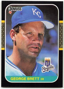 1987 Donruss  Baseball #54  George Brett Kansas City Royals