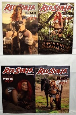 RED SONJA Black White Red #1 - 8 | Cosplay Variant Cover D Set | Dynamite Comics - Image 1 of 4