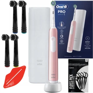 NUEVO Oral B Pro Series 1 Cepillo de Dientes Eléctrico Rosa con 4 Cabezales E... - Imagen 1 de 6