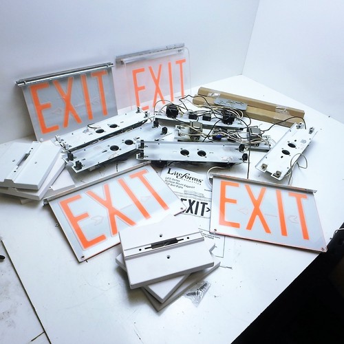 LiteForms LE Series Edge-Lit Exit Sign Ballast,Mounting Canopy Parts ...